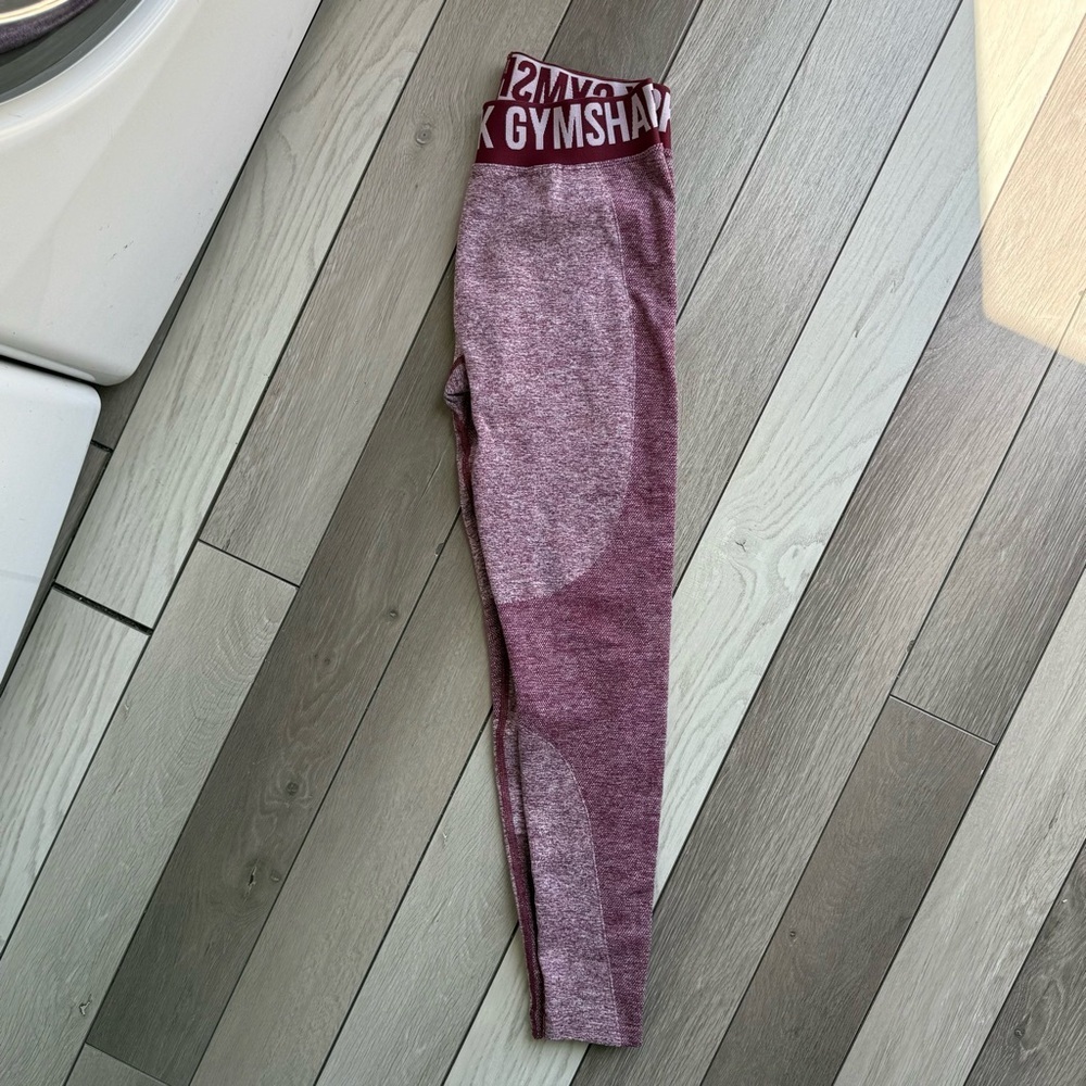 Gymshark Red High Waist Leggings - Picture 4 of 5